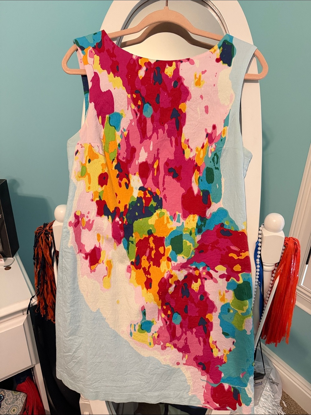 Plenty by Tracy Reese Floral  Watercolor Jane Shift  Dress Sz 8